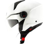 KYT D-City Plain, casque à réaction XS Blanc Mat Blanc Mat