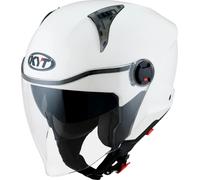 KYT D-City Plain Casque jet, Blanc, Taille S (55/56)