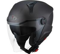 KYT D-City Plain Casque jet, Gris mat, Taille M (57/58)