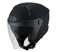 KYT D-City Plain E06 Casque De Moto (Noir Mat) Taille: M (57)