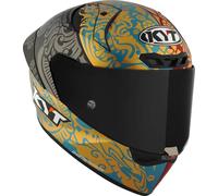 KYT KX-1 Race GP Bastianini IDN Replica 23, casque intégral S Mat Rouge/Bleu/Or/Noir Mat Rouge/Bleu/Or/Noir