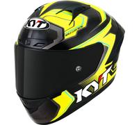 KYT NZ Race Carbon Competition Casque, jaune, Taille XL (61/62)