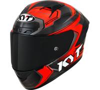KYT NZ Race Carbon Competition Casque, Rouge, Taille XS (53/54)