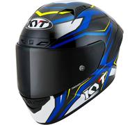 KYT NZ-Race Carbon Stride, casque intégral S Bleu/Blanc/Noir Bleu/Blanc/Noir