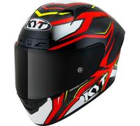 KYT NZ Race Carbon Stride Casque, Rouge, Taille XL (61/62)