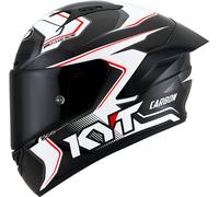 KYT NZ-Race Competition Carbon, casque intégral L Blanc/Noir Blanc/Noir