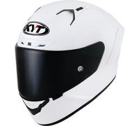 KYT NZ Race Plain Casque, Blanc, Taille XXL (63)