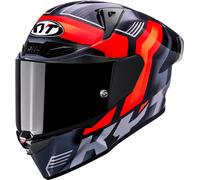 KYT R1R Carbon Accelerator Casque, carbone/rouge, Taille S (53/54)