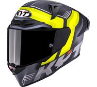 KYT R1R Carbon Accelerator, casque intégral M Gris Foncé/Jaune/Gris Clair Gris Foncé/Jaune/Gris Clair