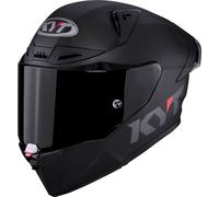 KYT R1R Plain, casque intégral S Noir Mat Noir Mat