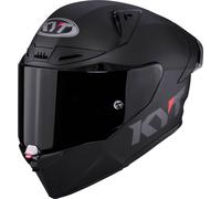 KYT R1R Plain Casque, noir, taille M pour homme
