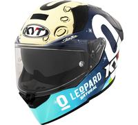 KYT R2R Max Foggia Mugello 2022 Replica Casque, bleu/crème, Taille L (59/60)