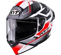 KYT R2R Parsec Casque, gris/rouge/blanc, S (55/56)