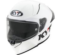 KYT R2R Plain Casque, Blanc, Taille XL (61/62)