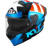 KYT R2R Straight, casque intégral M Noir/Bleu/Blanc/Rouge Noir/Bleu/Blanc/Rouge