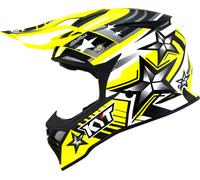 KYT Skyhawk Ardor, casque de protection XS Noir/Blanc/Jaune Néon Noir/Blanc/Jaune Néon