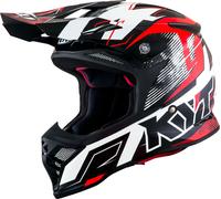 KYT Skyhawk Digger, casque croisé L Noir/Blanc/Rouge Noir/Blanc/Rouge