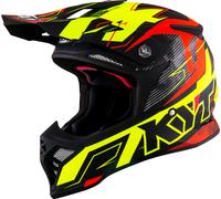 KYT Skyhawk Digger, casque croisé S Mat Noir/Jaune Néon/Orange Mat Noir/Jaune Néon/Orange