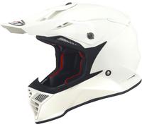 KYT Skyhawk Plain Casque de motocross, blanc, taille 2XL pour homme