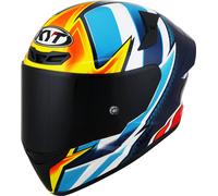 KYT TT-Course Tati Replica Casque, bleu/jaune, Taille XL (61/62)