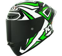 KYT TT-Revo Alex Lowes Replica 2024 Casque, Blanc/Vert, Taille XL (61/62)