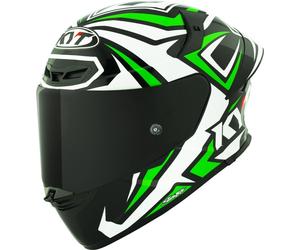 KYT TT-Revo Alex Lowes Replica 2024 Casque, Blanc/Vert, Taille XL (61/62)