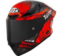Casque Intégral KYT TT-REVO Combustion Matt Red