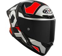 KYT TT-Revo Electron, casque intégral S Mat Noir/Gris/Rouge Mat Noir/Gris/Rouge