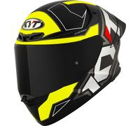 KYT TT-Revo Electron Casque, noir-jaune, taille XL pour homme