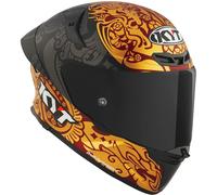 KYT TT-Revo Enea Indonesia 2023 Replica, casque intégral M Mat Noir/Or/Rouge Foncé Mat Noir/Or/Rouge Foncé