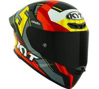 KYT TT-Revo Flux, casque intégral M Noir/Gris/Rouge/Jaune Noir/Gris/Rouge/Jaune