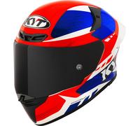 KYT TT-Revo Gear Casque, bleu/rouge, Taille L (59/60)