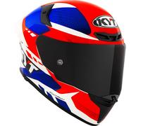 KYT TT-Revo Gear, casque intégral M Bleu/Blanc/Rouge Bleu/Blanc/Rouge