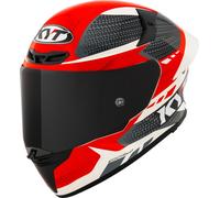KYT TT-Revo Gear Casque, noir-rouge, taille L