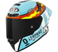 KYT TT-Revo Leopard Replica Casque, rouge-jaune, taille M pour homme