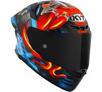 KYT TT-Revo Magnet, casque intégral L Mat Noir/Bleu/Rouge Mat Noir/Bleu/Rouge