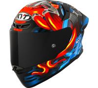 KYT TT-Revo Magnet, casque intégral XS Mat Noir/Bleu/Rouge Mat Noir/Bleu/Rouge