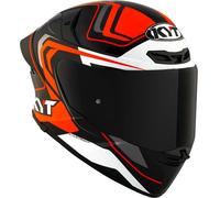 KYT TT-Revo Overtech, casque intégral XL Noir/Blanc/Orange Noir/Blanc/Orange