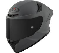 KYT TT-Revo Plain Casque, Gris mat, Taille S (55/56)