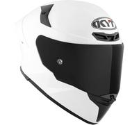 KYT TT-Revo Plain, casque intégral L Blanc Blanc