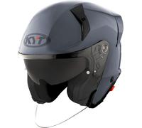 KYT TTR-JET Plain, casque à réaction L Gris Gris