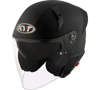 KYT TTR-JET Plain, casque à réaction XS Noir Mat Noir Mat