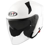 KYT TTR-Jet Plain Casque jet, Blanc, Taille M (57/58)