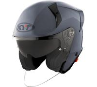 KYT TTR-Jet Plain Casque jet, gris, Taille L (59)