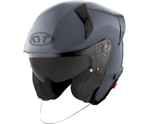 KYT TTR-Jet Plain Casque jet, gris, Taille XS (53/54)