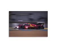 KYTIN Poster sur toile représentant une voiture de course Ferrari 499p #51 Hypercar 50 x 75 cm