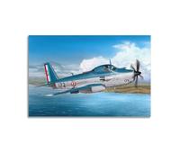KYTIN Poster vintage militaire Breguet 1050 Alize anti-sous-marin sur toile 30 x 45 cm