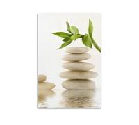 KYTIN Poster Zen Elements Relax The Mind Meditation décoratif sur toile 30 x 45 cm