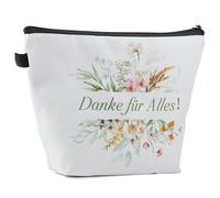 Kytpyi Pochette Maquillage, Petite Trousse de Toilette pour Cadeau de Merci Adieu Férié, Personnalisé Trousse Maquillage pour Ami Collègue, Trousse de Toilette Portable pour Vie Travail Quotidien