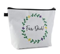 Kytpyi Pochette Maquillage, Petite Trousse de Toilette pour Cadeau de Merci Adieu Férié, Personnalisé Trousse Maquillage pour Ami Collègue, Trousse de Toilette Portable pour Vie Travail Quotidien